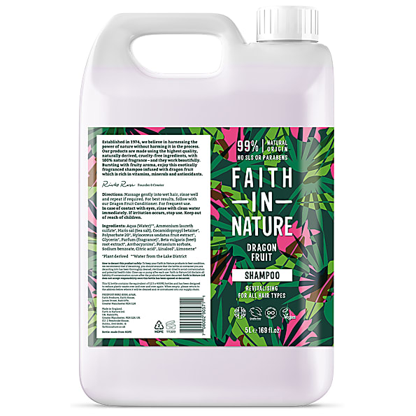 Faith in Nature Shampoing aux Fruit du Dragon - 5L