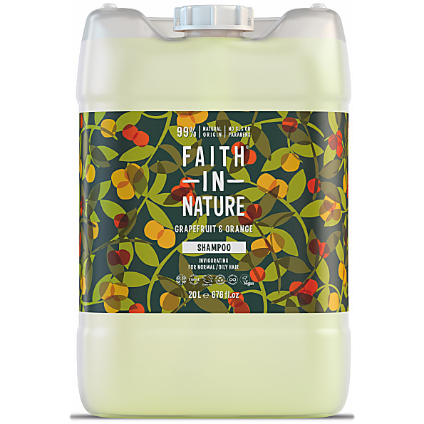 Faith in Nature Shampoing au Pamplemousse & à l'Orange - 20L