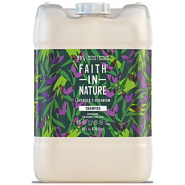 Faith in Nature Shampoing à la Lavande & au Geranium - 20L