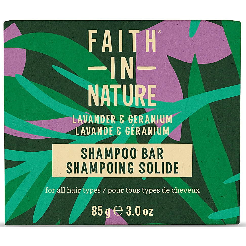 Faith in Nature Shampooing Solide a la Lavande & Geranium