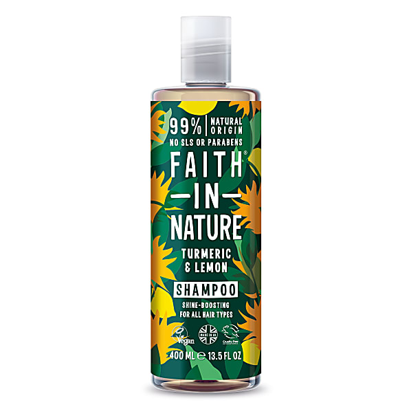 Faith in Nature Shampoing au Curcuma & Citron 400ml