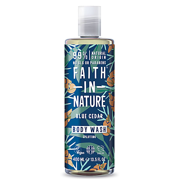 Faith in Nature pour Homme Gel Douche au Cedre Bleu