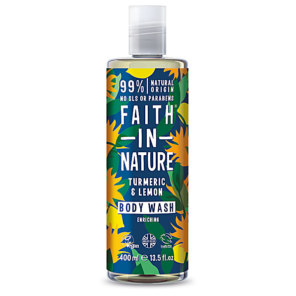 Faith in Nature Gel Douche & Bain au Curcuma & Citron