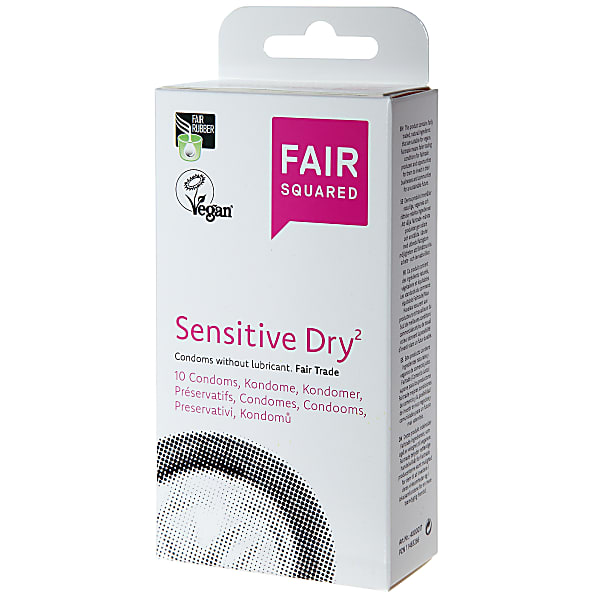 Fair Squared Preservatifs Naturels Commerce Équitable - Sensitive dry2