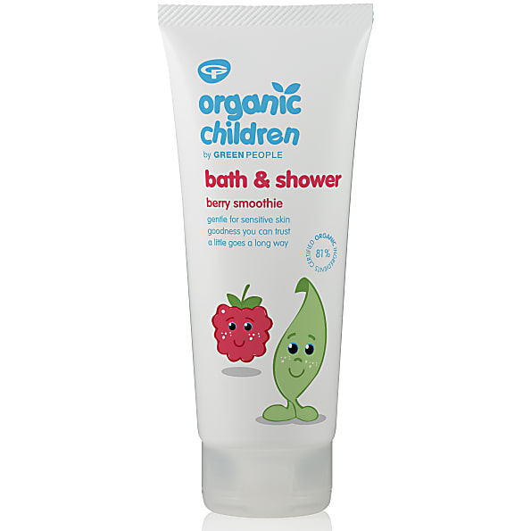 Green People Gel Douche & Bain aux Fruits Rouges pour Enfant Bio