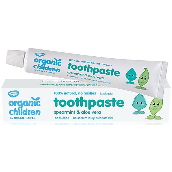 Green People - Dentifrice enfants Menthe et aloe vera - 50ml