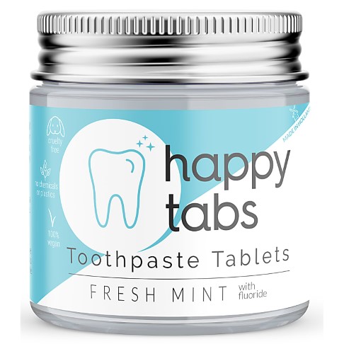 Happy Tabs Dentifrice en Pastilles - Menthe (fluor)