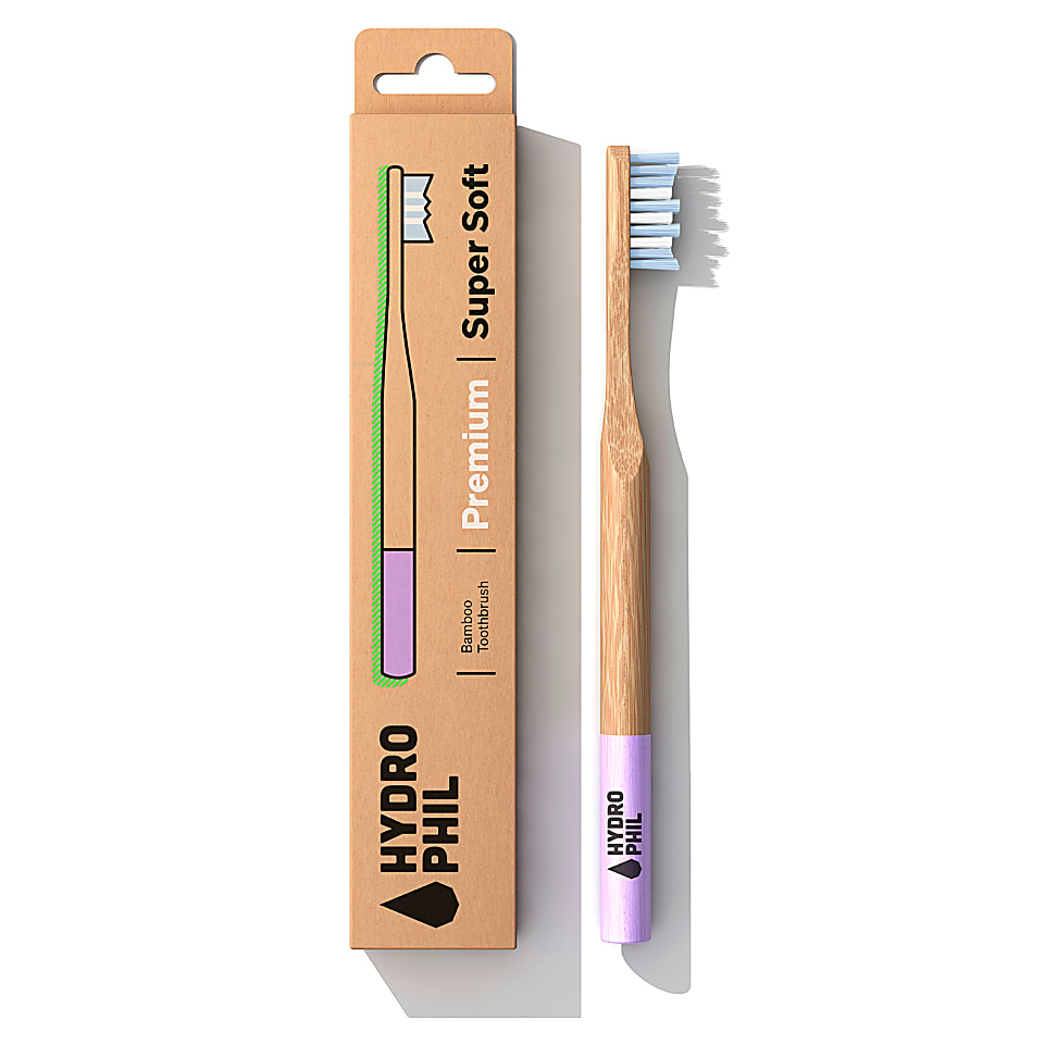 Hydrophil Brosse à Dents en Bambou - Bleu Azure - Extra Douce