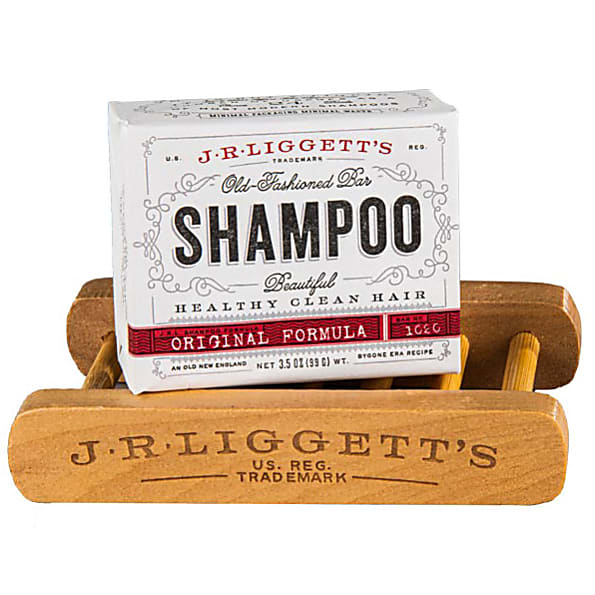 J.R. Liggett's Porte-Savon avec 2 Barres Shampooing Formule Originale