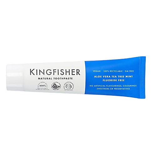 Kingfisher - Dentifrice Aloe Vera, Arbre à Thé & Menthe (Sans Fluor)
