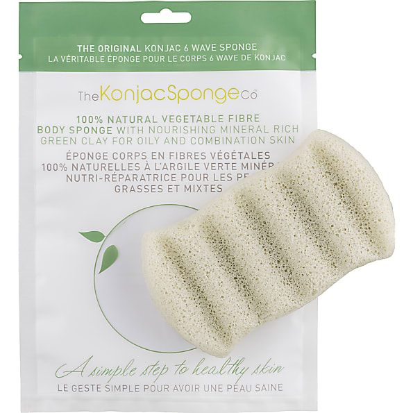 Konjac Éponge Corps en Fibres Vegetales - Peaux grasses ou mixtes
