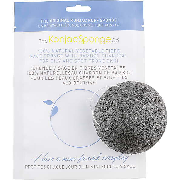 Konjac - Eponge konjac pour le visage - Charbon de bambou