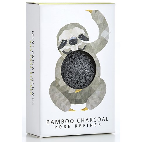 Konjac Mini Eponge Charbon de Bambou Edition Limitée - Paresseux