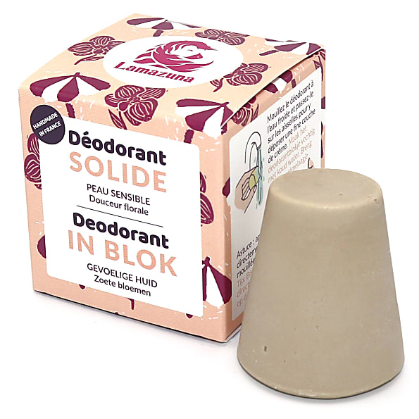 Lamazuna Deodorant Solide 100% Naturel - Florale Douce