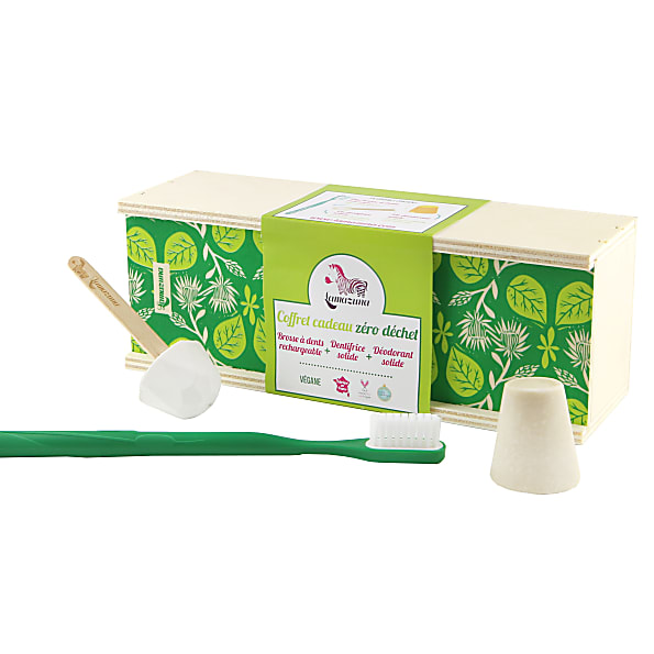 Lamazuna Coffret Cadeau Zero Dechet Brosse à Dents