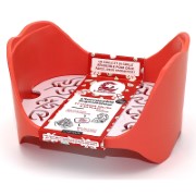 Lamazuna Socle Organisateur pour Barres Cheveux (rouge)