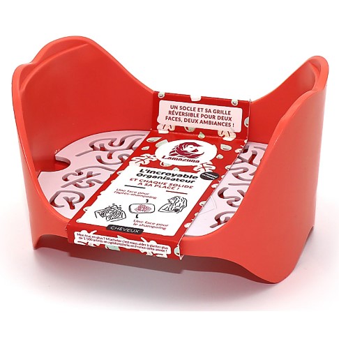 Lamazuna Socle Organisateur pour Barres Cheveux (rouge)