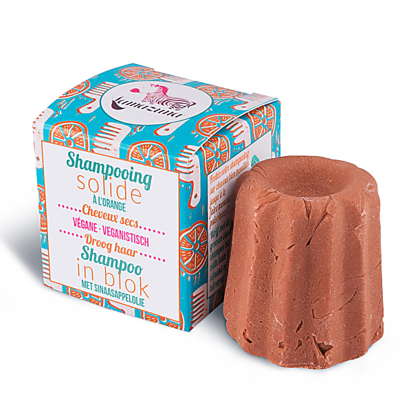 Lamazuna Shampoing Solide à l'Orange (cheveux secs)