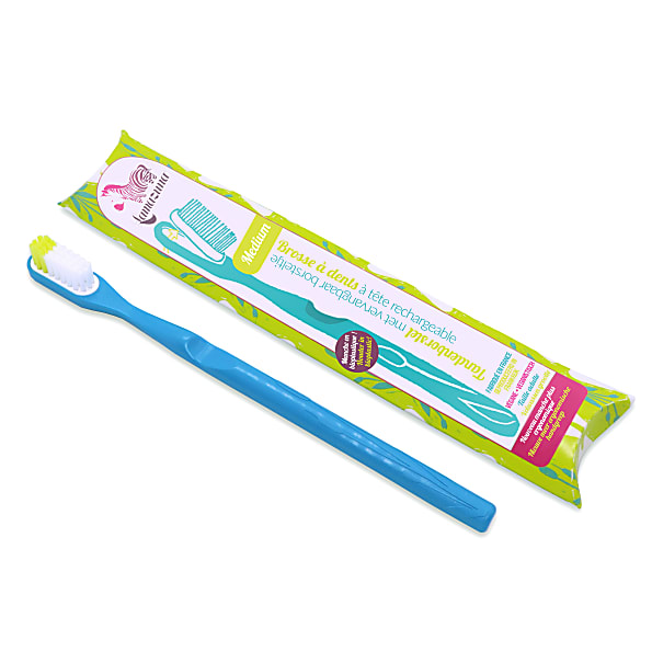Lamazuna Brosse à Dents Rechargeable - Bleu (Medium)
