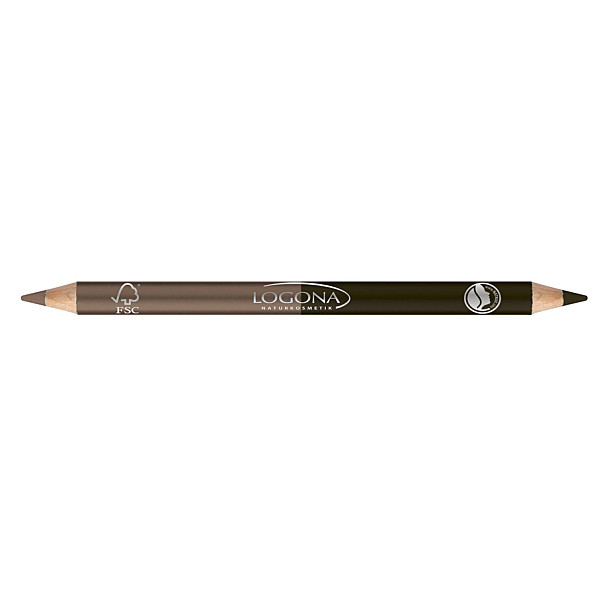Logona - Crayon à paupieres bois DUO (coffee)