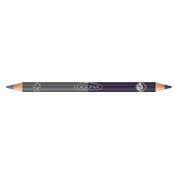 Logona - Crayon à paupieres bois DUO (light grey)