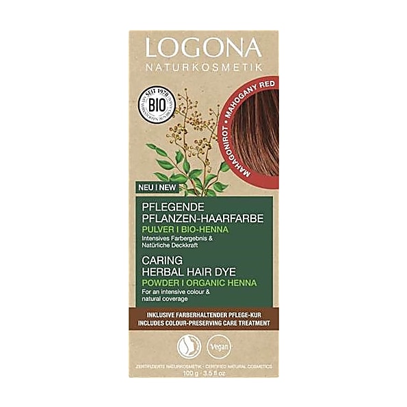 Logona Coloration Capillaire Poudre - Mahagoni 050