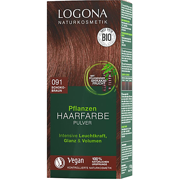 Logona Coloration Capillaire Poudre - Chocolat 91