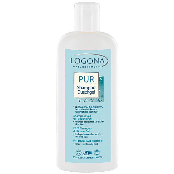 Logona - Pur - Shampooing et Gel douche Peaux tres Sensibles