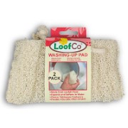 LoofCo Éponge de Vaisselle Naturelle - Paquet de 2