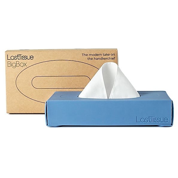 LastTissue Big Box Mouchoirs Reutilisables (18 pcs) - Bleu
