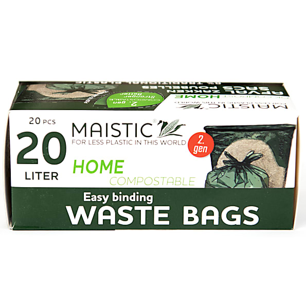 Maistic 2.Gen Sac Compostable Wave Cut 20L (14pc)