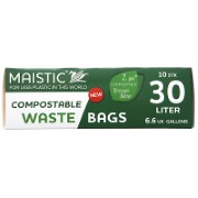 Maistic 2.Gen Sacs Poubelle Compostables 30Ltr (10 sacs)
