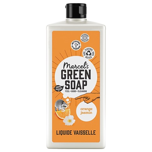 Marcel’s Green Soap Liquide Vaisselle Orange & Jasmin