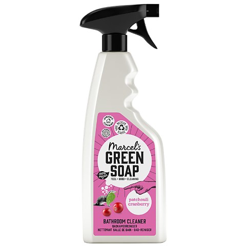 Marcel's Green Soap Spray Nettoyant Salle de Bain Patchouli & Canneberge (500ml)