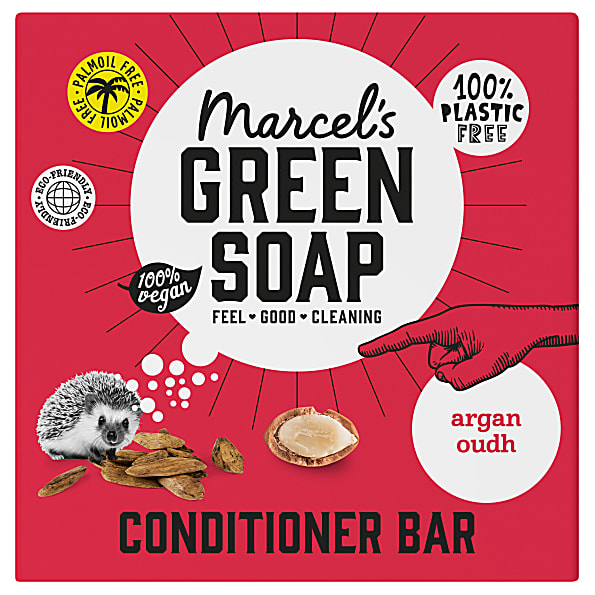 Marcel's Green Soap Apres-Shampooing Solide Argan & Oudh