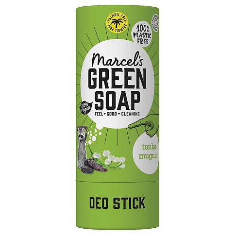 Marcel's Green Soap Déodorant Sans Plastique Tonka & Muguet
