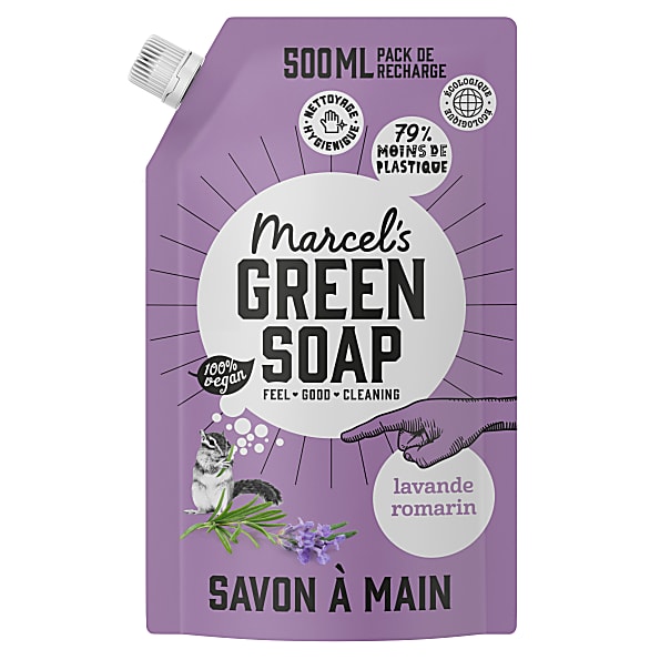 Marcel's Green Soap Savon Main Lavande & Clou de Girofle Sachet de ...