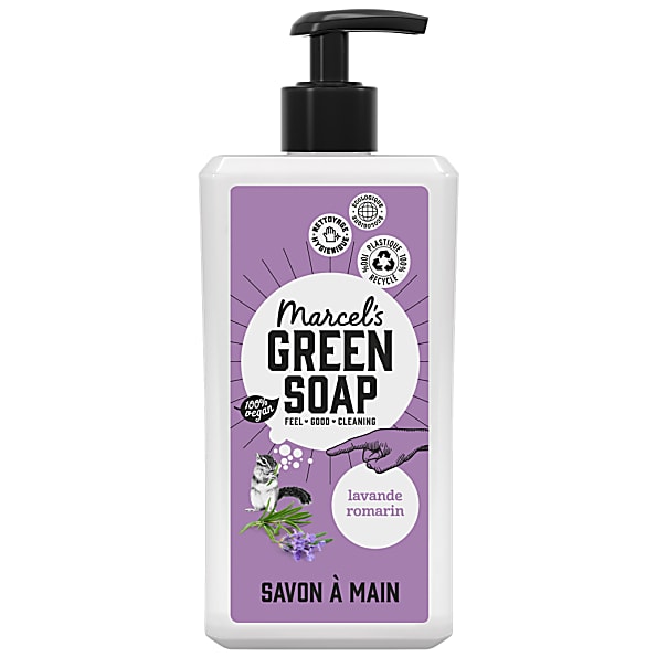 Marcel's Green Soap Savon Main - Lavande & Romarin (500ml)