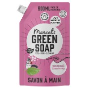 Marcel's Green Soap Savon Main Patchouli et Canneberge Sachet de Recharge 500ML