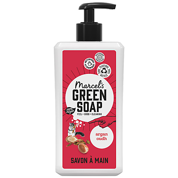 Marcel's Green Soap Savon Main - Argan & Oudh (500ml)