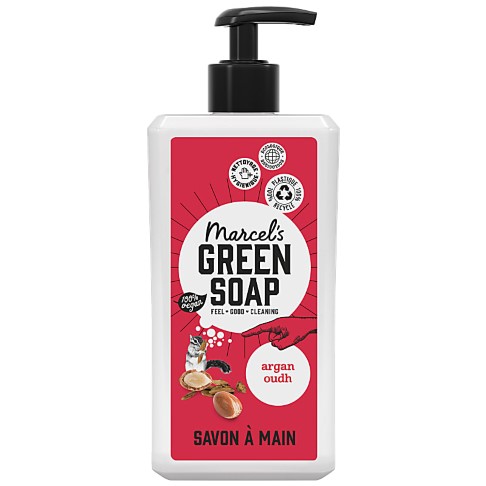 Marcel's Green Soap Savon Main - Argan & Oudh (500ml)