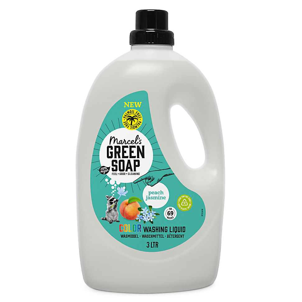 Marcel's Green Soap Lessive Couleur Pêche & Jasmin 3L