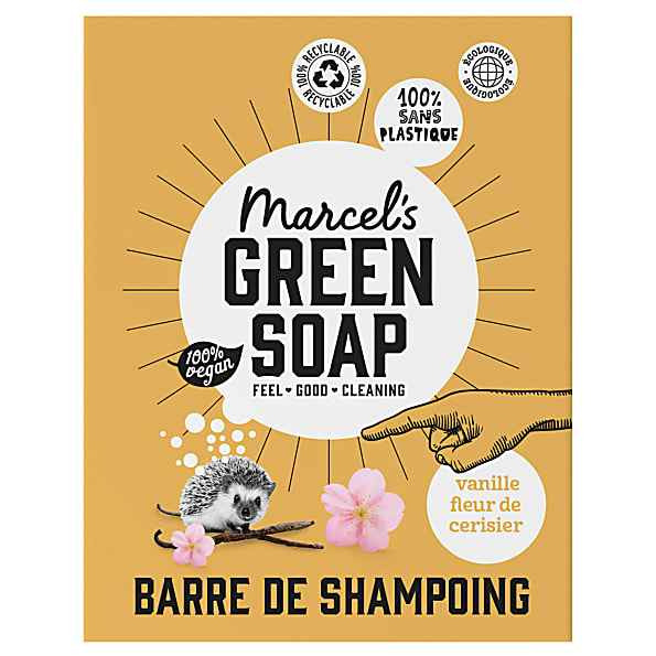 Marcel's Green Soap Shampooing Solide en Barre Vanille & Fleur de C...