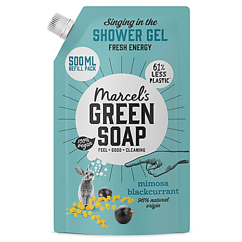 Marcel's Green Soap Gel Douche Mimosa & Cassis Recharge