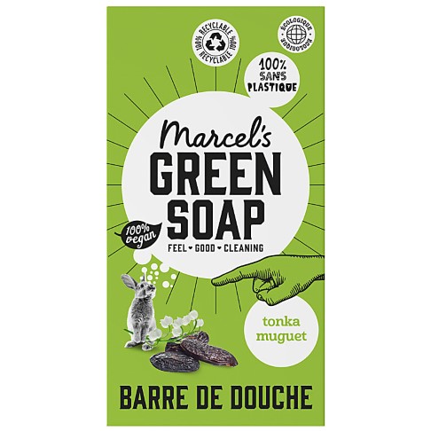 Marcel's Green Soap Barre de Douche Tonka & Muguet