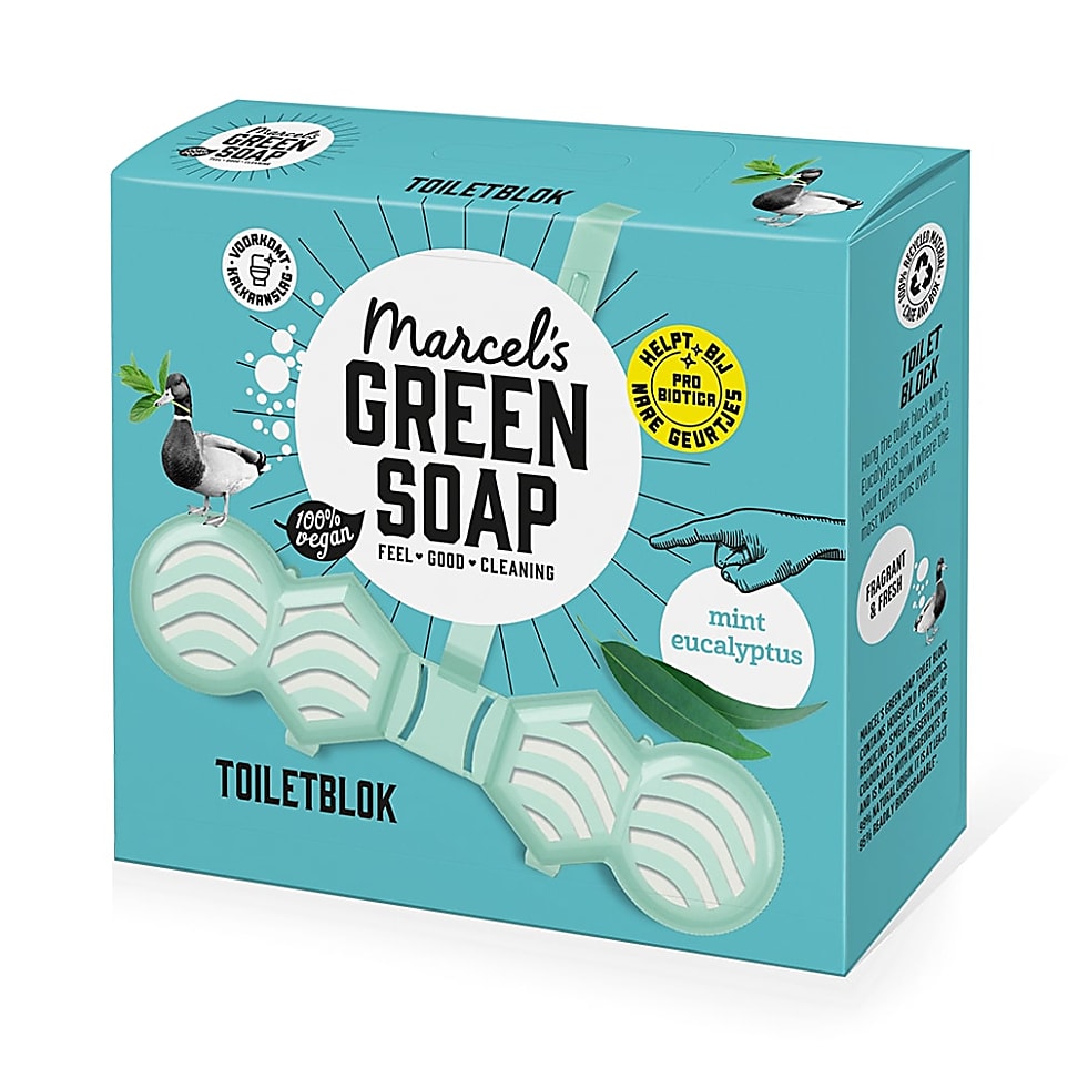 Marcel's Green Soap Bloc WC Menthe & Eucalyptus