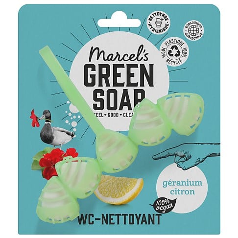 Marcel's Green Soap Bloc WC Géranium et Citron