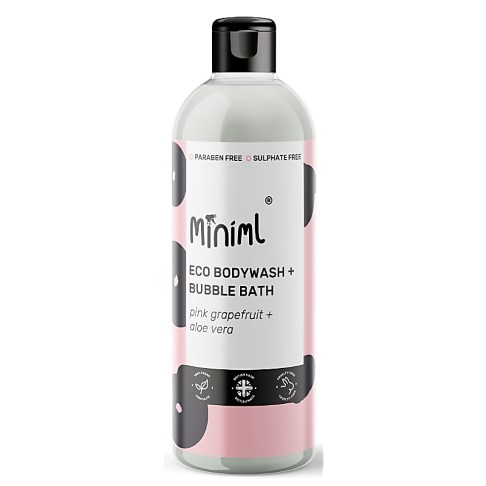 Miniml Gel Douche & Bain Moussant Pamplemousse Rose & Aloe Vera