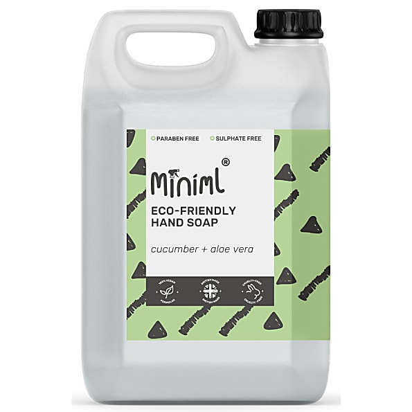 Miniml Savon Mains Concombre & Aloe Vera Recharge 5L