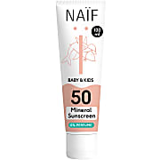 Naïf Crème Solaire Bébés & Enfants FPS50 Sans Parfum (100ml)